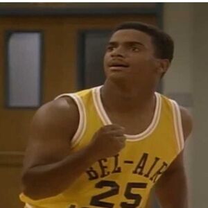 Yellow Bel-Air Academy Basketball Jersey